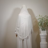 Image 2 of Chiffon Hijab Oversized – Pearl