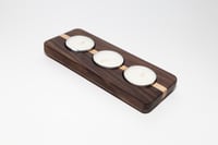 Walnut and Maple Candle Holder