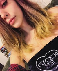 Image 4 of Black Velvet CHOKE ME tube top