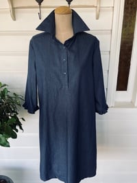 Image 3 of Dark Chambray Tunic Dress