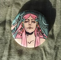 Image 1 of Hades Aphrodite button badge