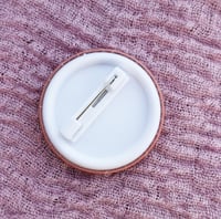 Image 2 of Pomegranate Flower button badge