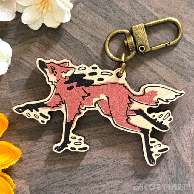 Maned Wolf Charm