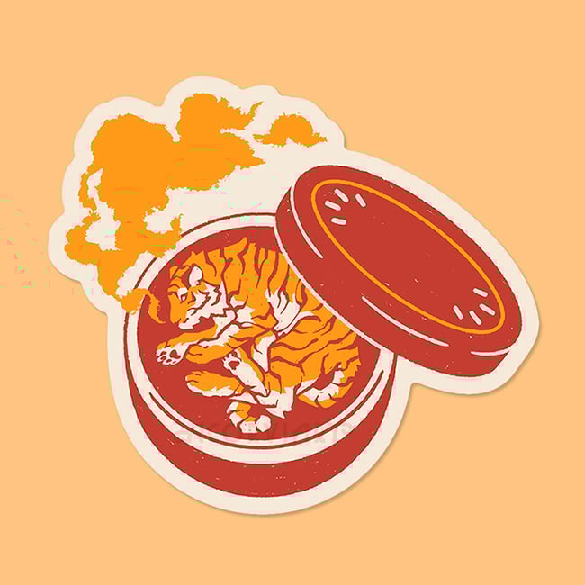 Tiger Balm Sticker