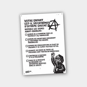 Image of Affiche A4 : « Votre enfant est-il d’extrême gauche ? »