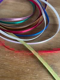 Image 3 of 3mm Satin Ribbon by the Metre