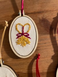 Image 4 of Oval Miniature Embroidery 