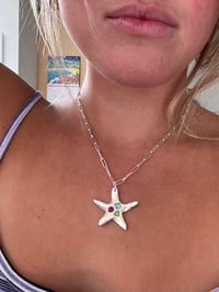 Image 1 of Siggy Gemstone Star Necklace