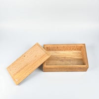 Image 8 of Ancienne boîte en bois Art Déco  rectangulaire - Boîte à bijoux Art Déco vintage