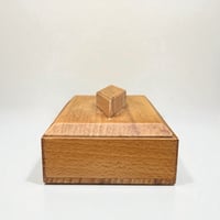 Image 7 of Ancienne boîte en bois Art Déco  rectangulaire - Boîte à bijoux Art Déco vintage