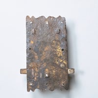 Image 8 of Ancienne serrure à ressort  de coffre gothique - Époque XVᵉ XVIᵉ  - Serrure en fer forgé