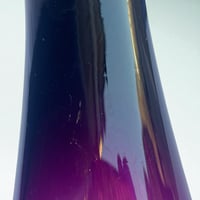 Image 10 of Vase vintage en verre dégradé violet de Hessen Glaswerke - Allemagne de l’Ouest 1960