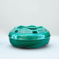 Image 4 of Coupelle pour pot pourrien céramique verte SOFCD - Vide-poche en céramique  1950