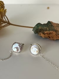 Image 1 of Ohrringe mit Keshi Perlen und 14ct Gold Kugeln