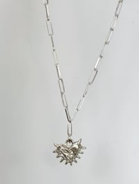 Image 2 of Siggy Radiant Heart Necklace