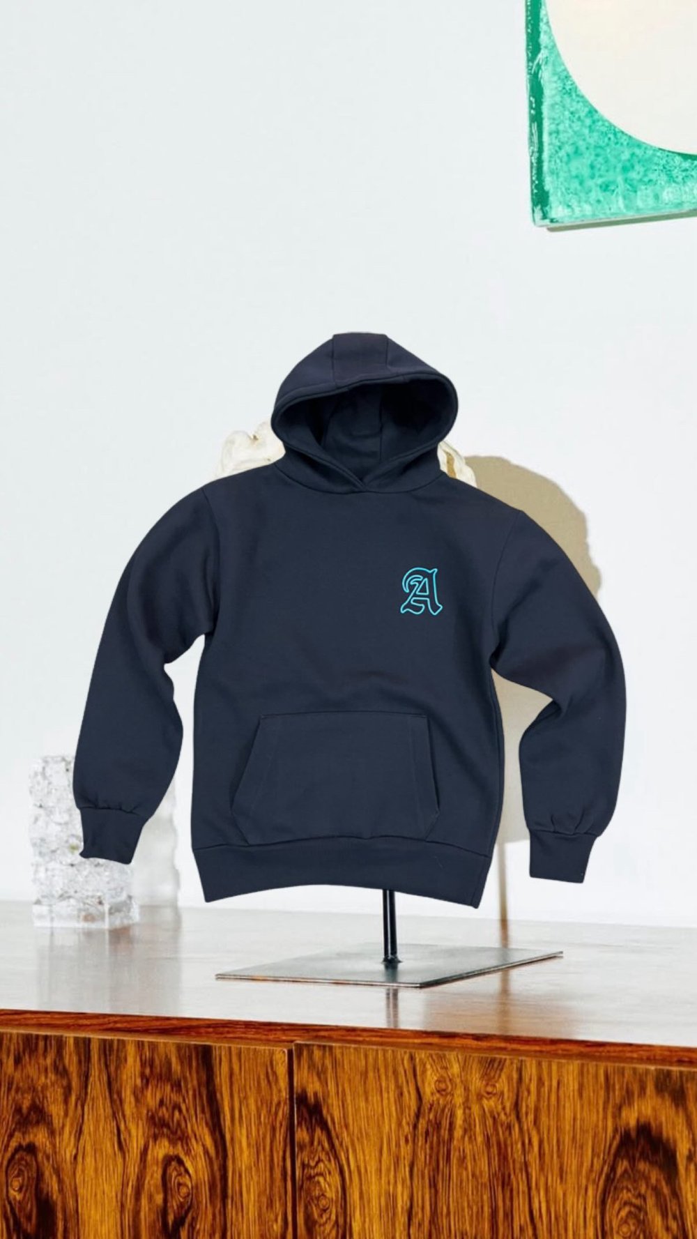 Hoodie Maison Mère Marseille x TO Navy/Néon/Blue