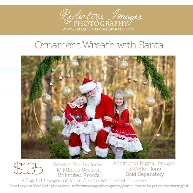 Santa - Ornament Wreath