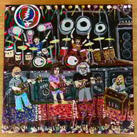 Image 1 of Grateful Dead Painting w/Keepin It Real Lyrics