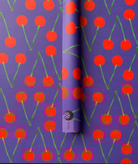 Image 2 of Cherry Patterned Paper – 500 x 700mm | Wrapping or Craft Paper