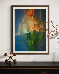 Image 2 of Alstroemeria in Gold Fine Art Print