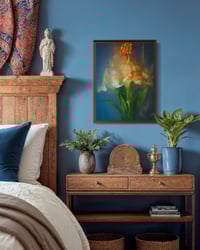 Image 4 of Alstroemeria in Gold Fine Art Print