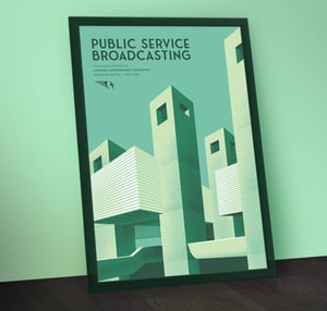 Image of Public Service Broadcasting - Barbican Matinee - A2 silkscreen concert poster