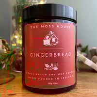 Gingerbread Soy Wax Candle - Small Amber Jar
