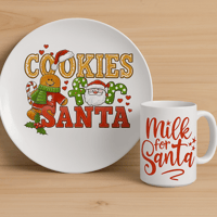 Milk and Cookies For Santa Set