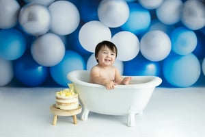 Image of BLUE BALLOON WALL