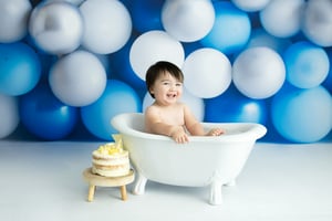 Image of BLUE BALLOON WALL