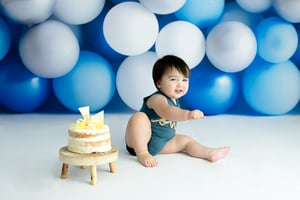 Image of BLUE BALLOON WALL