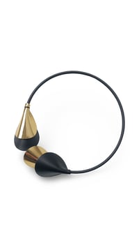 Image 1 of  Collana, artigianale, in pelle, modello: ARMADILLO BASIC