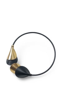 Image 2 of  Collana, artigianale, in pelle, modello: ARMADILLO BASIC