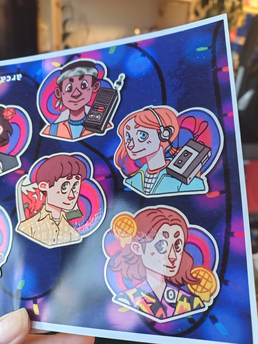 Image of ST sticker sheet