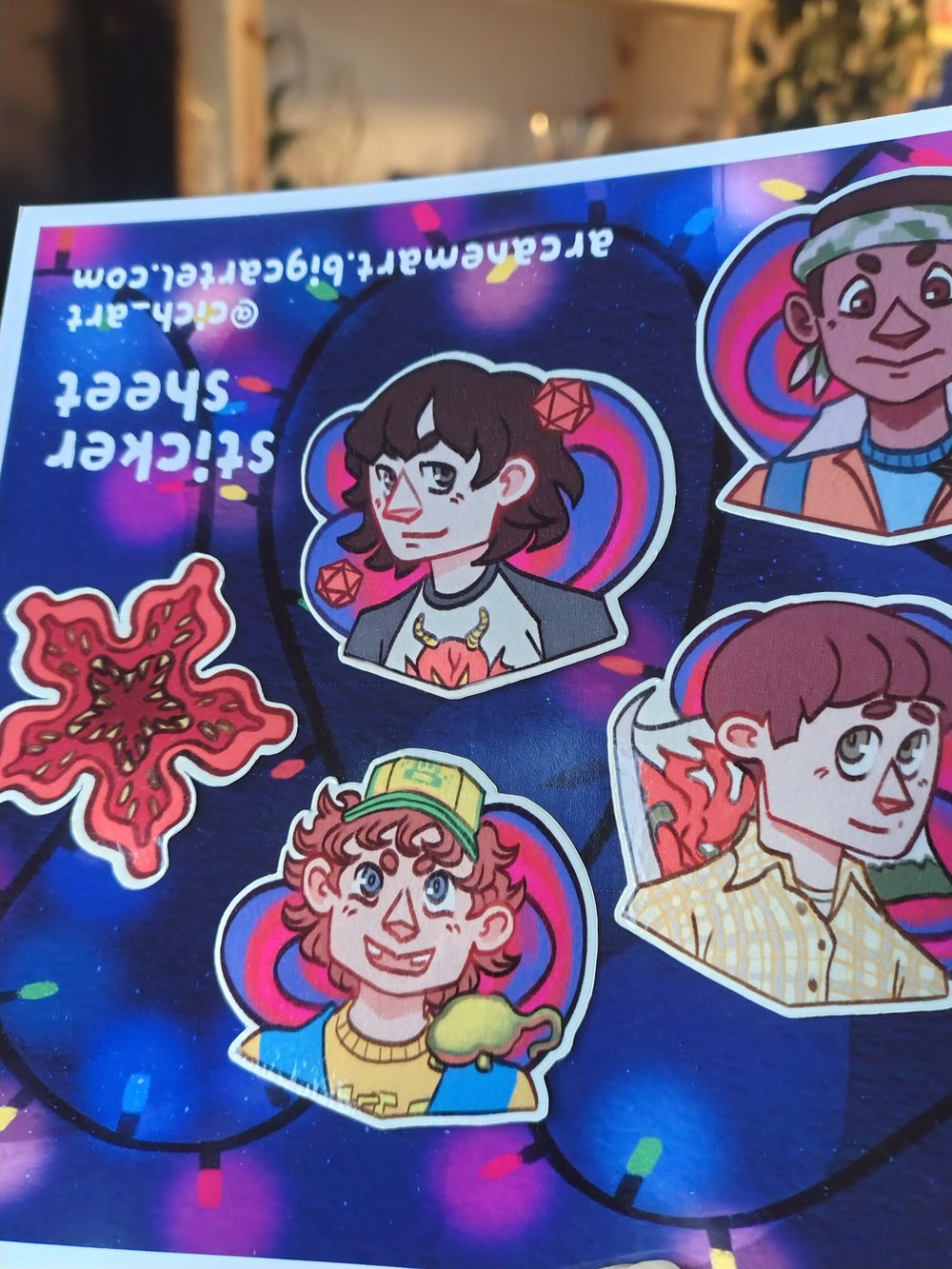 Image of ST sticker sheet