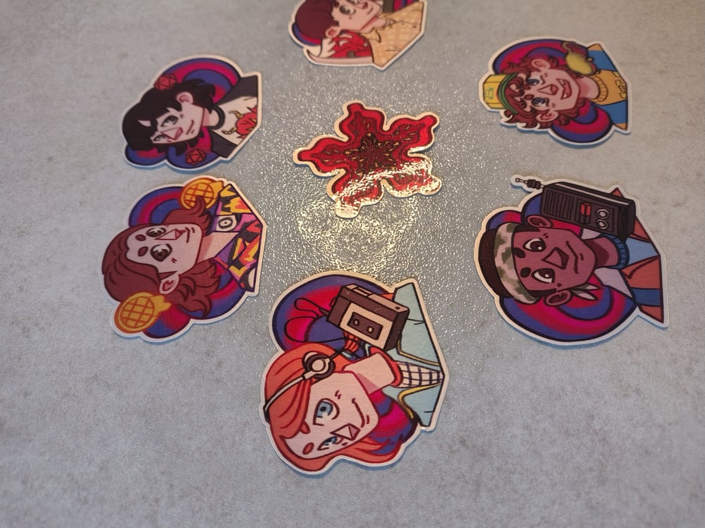 Image of ST sticker sheet