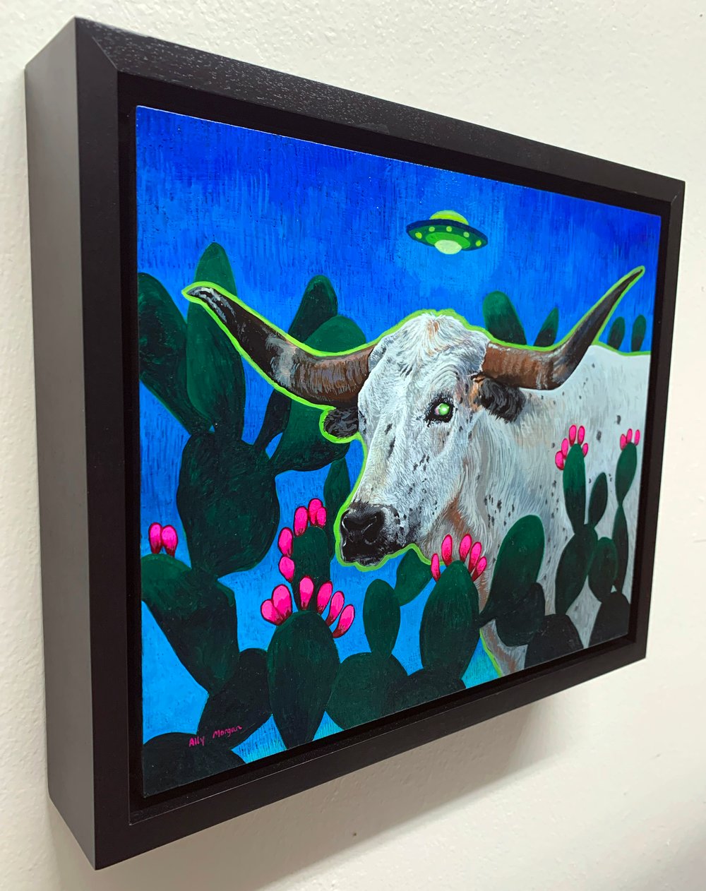 "Night Visions" - Framed Original Gouache Painting