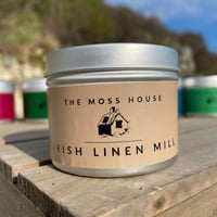 Irish Linen Mill Natural Soy Wax Candle Tin