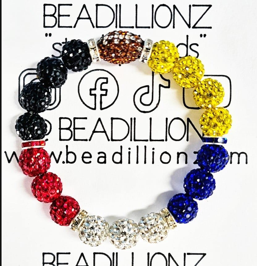 Image of Beadillionz inspired theme sports Steelers Steel city
