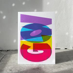 Image of Postcards LOVE, RISE, NICE, GLOW