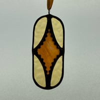 Image 2 of Iridescent orange diamond.