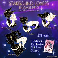 Starbound Lovers | Enamel Pins | Sator Collection | *PRE-ORDERS*