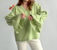 Image 1 of cotton oversized blouse