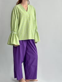 Image 4 of cotton oversized blouse