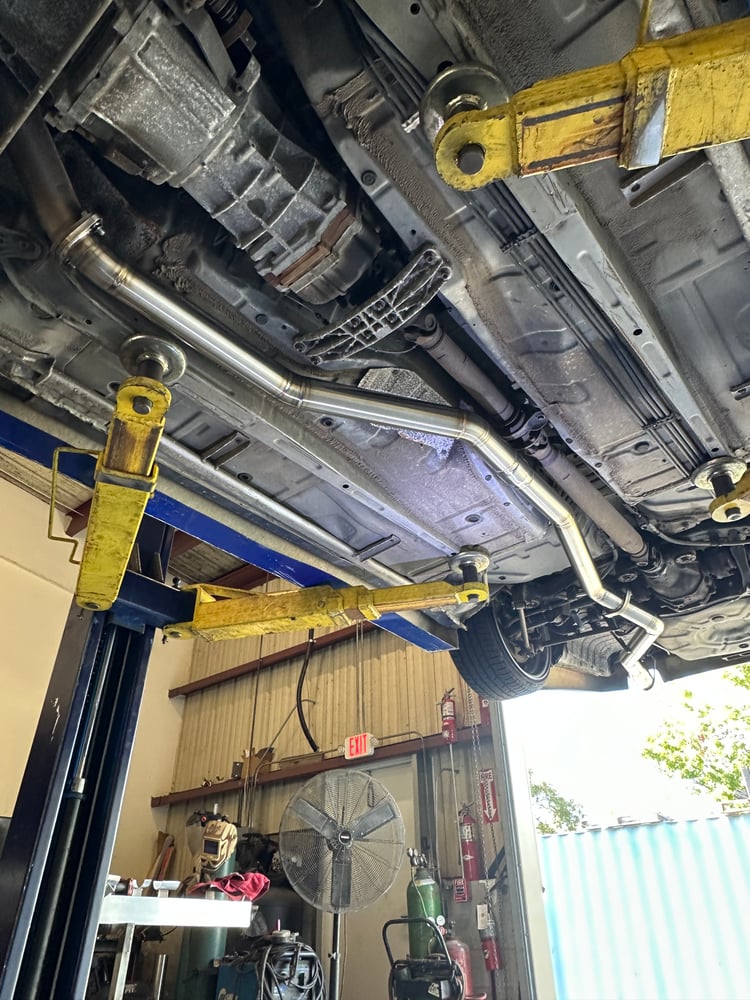 Image of Jzx100 Cat Back Exhaust 4” Blast Pipe