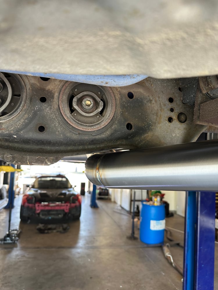 Image of Jzx100 Cat Back Exhaust 4” Blast Pipe