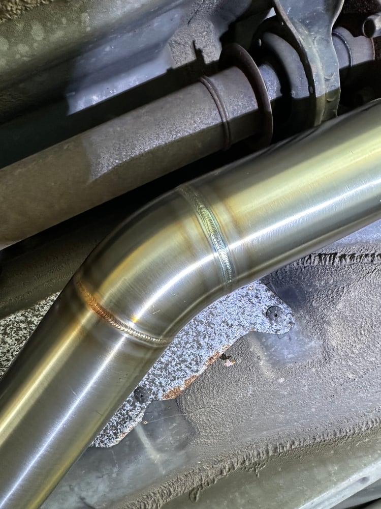 Image of Jzx100 Cat Back Exhaust 4” Blast Pipe