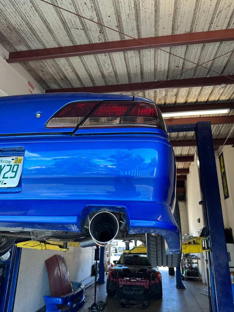 Image of Jzx100 Cat Back Exhaust 4” Blast Pipe