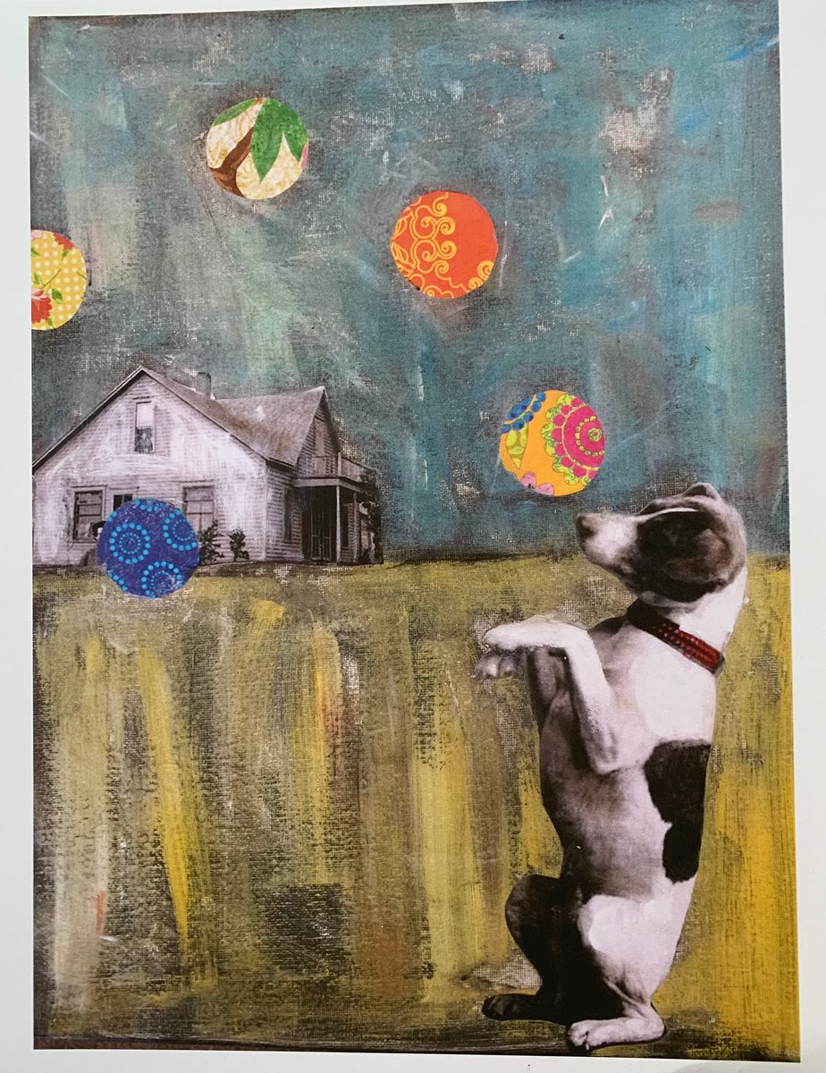 Life is a carnival quality print performing dog | Heather Murray