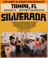 TAMPA, FL / Skipper's Smokehouse (January 30) VIP MEET & GREET PASS